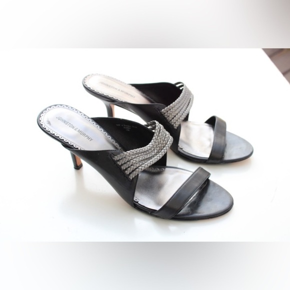 NWOT Johnston & Murphy heeled sandals - Picture 11 of 13